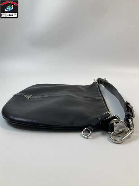 PRADA プラダ レザー ショルダーバック ブラック