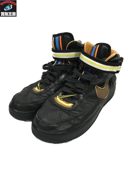 NIKE AIR FORCE1 MID SP TISCI 27cm 677803-020/ナイキ/黒/ブラック