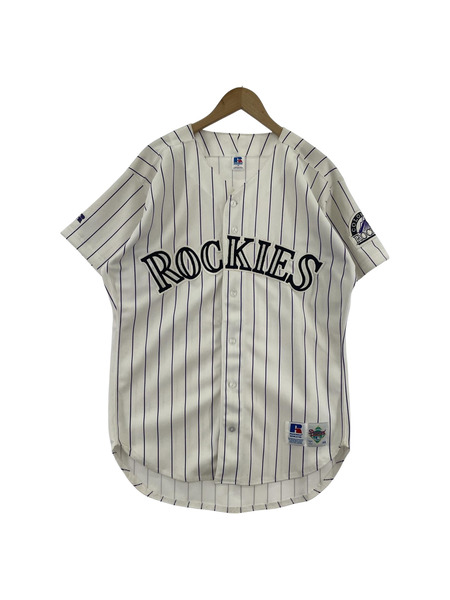 90s- ROCKIES S/S ゲームシャツ USA製 (44)