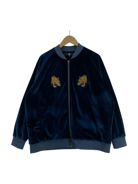 CAMBIO Velor Souvenir Jacket/BLU/S