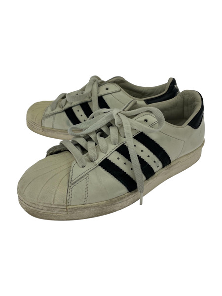 adidas SUPER STAR 80s VINTAGE DX B25963 (23.5) ホワイト×ブラック[値下]