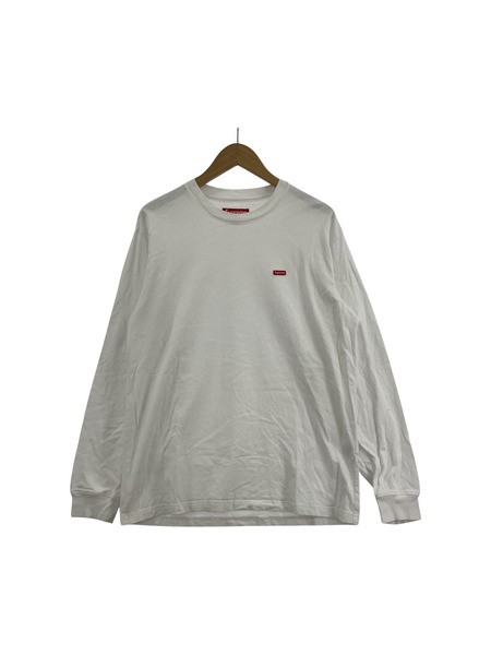 Supreme 24SS Small Box L/S Tee S ホワイト