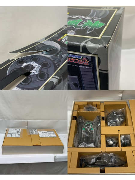 DX超合金 GD-49 轟雷旋風神 ブラックバージョン 開封品 ダメージあり 忍風戦隊ハリケンジャー ゴウライセンプウジン