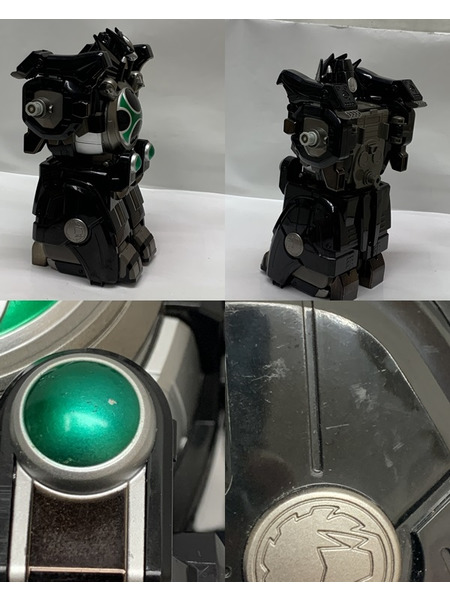 DX超合金 GD-49 轟雷旋風神 ブラックバージョン 開封品 ダメージあり 忍風戦隊ハリケンジャー ゴウライセンプウジン