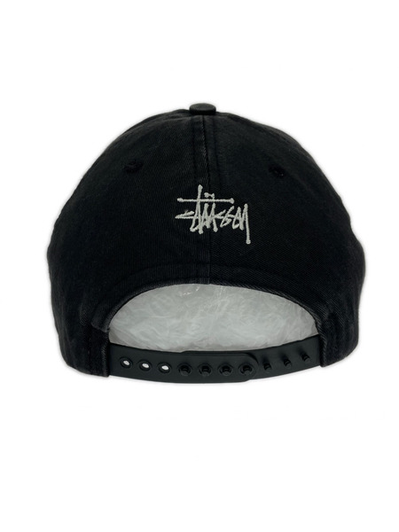 STUSSY キャップ 90s頃 USA製 SSリンク スナップバック キャップ ブラック
