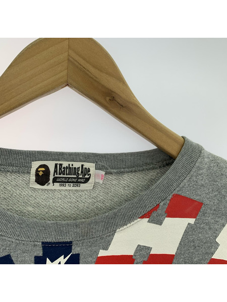 A BATHING APE/ロゴスウェット/XS