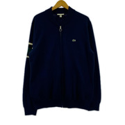 LACOSTE ジャケット LACOSTE ニット ジャケット ネイビー