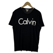 Calvin Klein rogo S/S TEE ブラック (M)