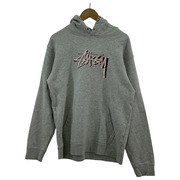 STUSSY POロゴパーカー グレー (L)