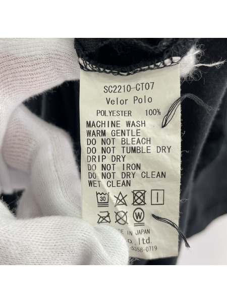 SON OF THE CHEESE ポロシャツ 22ss Velor Polo ベロアポロ sizeL[値下]