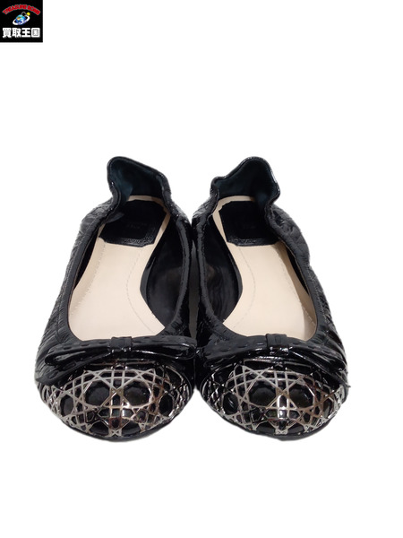 Dior/エナメル/バレエシューズ