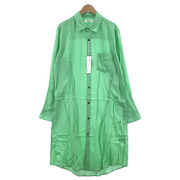 sulvam 20SS LONG SHIRT ロングシャツ S グリーン