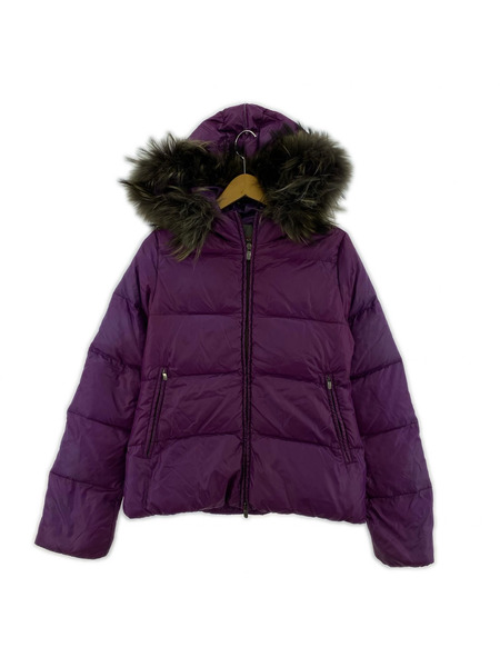 DUVETICA ファーダウンジャケット 紫 (40)