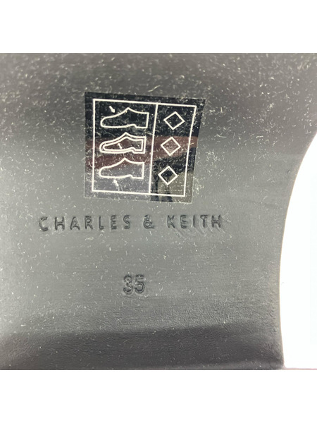 charles&keith ローファー フェイバックルドチャンキーペニーローファー 未使用 (35)