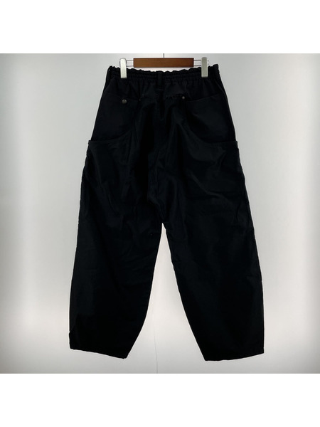 Y's... MOLESKIN PATCHED BACK POCKET PANTS 黒 2 YE-P44-031[値下]