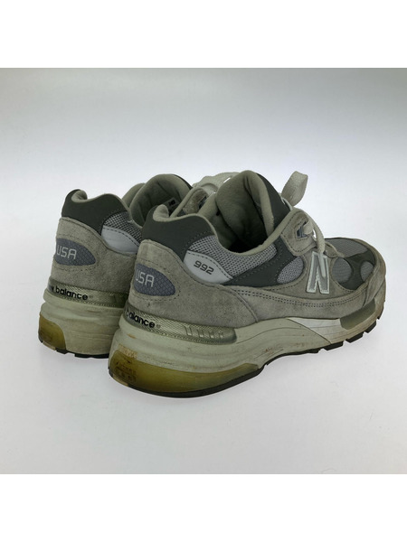 NEW BALANCE スニーカー USA製 M992GR (27.0) グレー