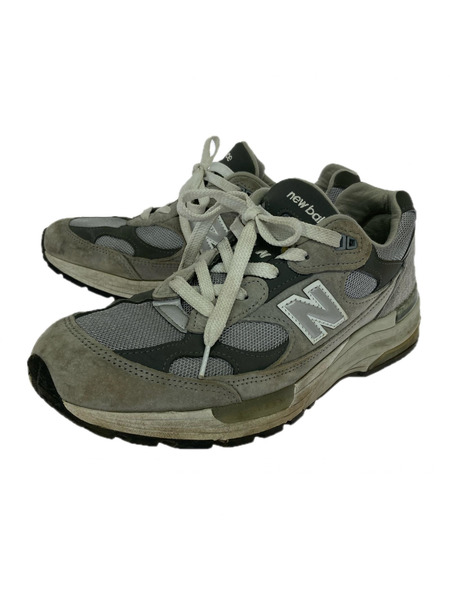 NEW BALANCE スニーカー USA製 M992GR (27.0) グレー