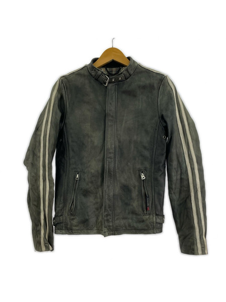 schott レザージャケット レザージャケット グリーン XS