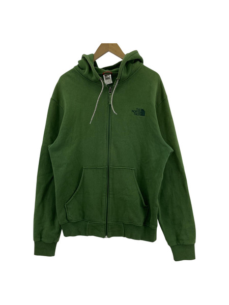 THE NORTH FACE ジップパーカー (M) 緑