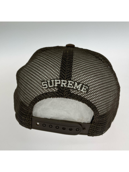 Supreme Pin Up Mesh 5-Panel Cap 茶