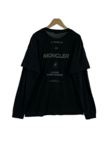MONCLER 長袖Tシャツ・カットソー LAYERED LS T-SHIRT XS