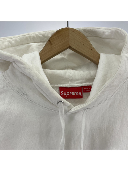 Supreme スモールボックス ロゴパーカー 白