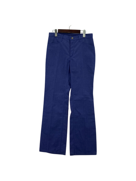 70s Wrangler フレアスラックス ブルー