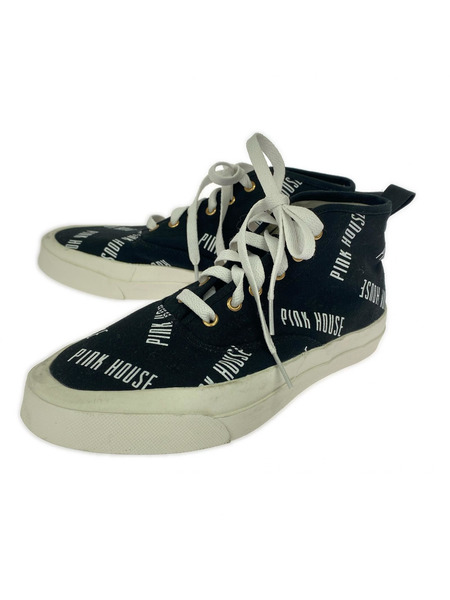PINK HOUSE スニーカー ロゴハイカットスニーカー