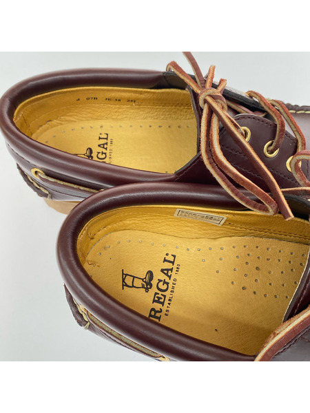 REGAL シューズ デッキシューズ 茶 25.5cm