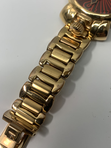 GaGa MILANO マヌアーレ35 6021.4 QZ 本体のみ ガガ ミラノ Manuale 35mm  レッド文字盤 腕時計 レディース クォーツ ウォッチ[値下]