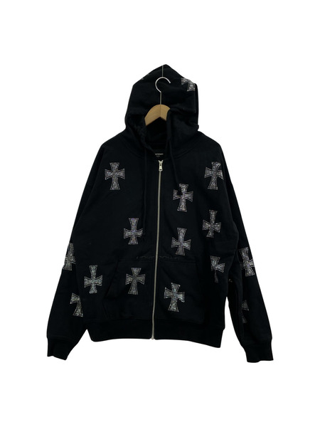 パーカー（ジップアップ） Unknown London クロス ジップパーカ