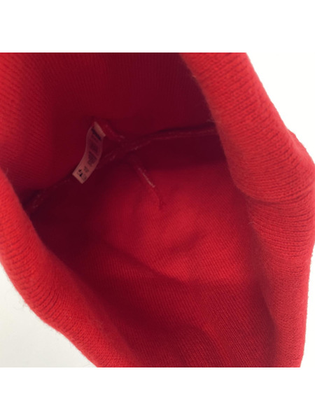 Supreme Big Logo Beanie RED