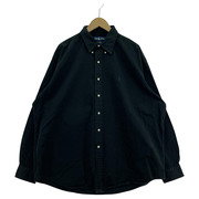 POLO RALPH LAUREN 長袖シャツ 90s BLAKE L/S shirt black (XL)