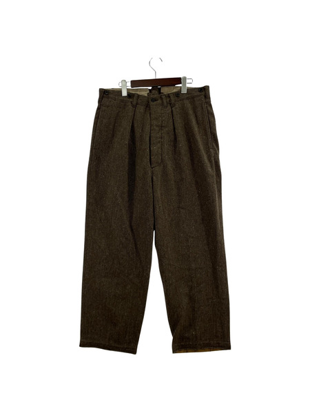 NICENESS パンツ 22aw KRIEGER シルクネップ シンチバックパンツ W33[値下]