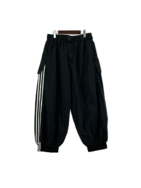 Y-3 パンツ 24AW ベルト付キ リップストップナイロンパンツ (L) 黒