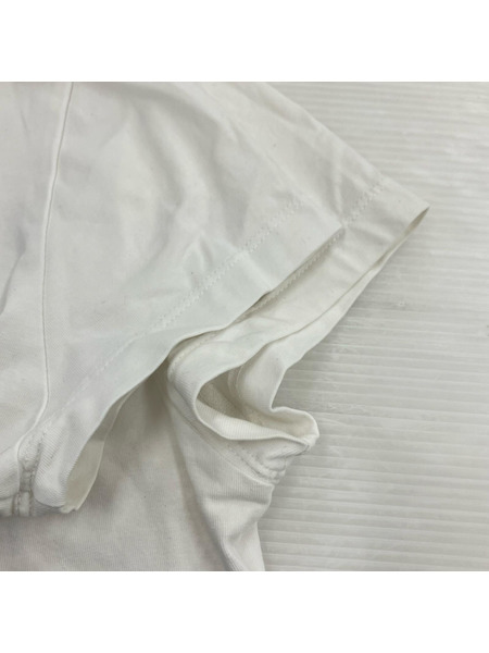 ERMANNO SCERVINO 半袖Tシャツ・カットソー レース/ロゴ/WHT