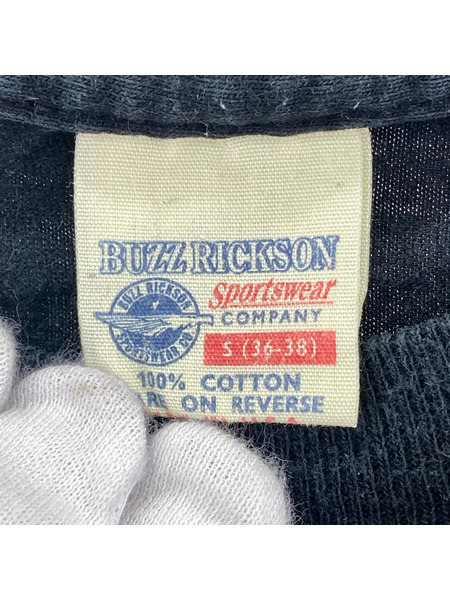 Buzz Rickson's 半袖Tシャツ・カットソー ブラック