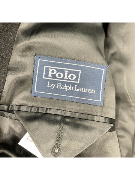 POLO RALPH LAUREN ジャケット 90s イタリア製 ウールコート 黒