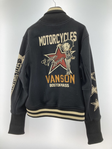 VANSON BETTY BOOP スタジャン BLK XXL｜商品番号：2100205240855