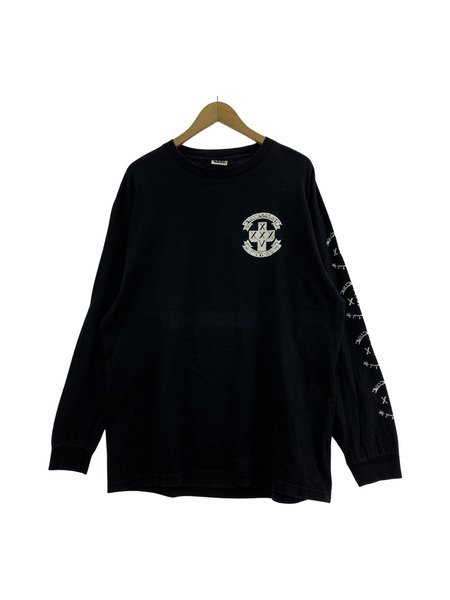 XLARGE×FTC L/Sカットソー XL BLK