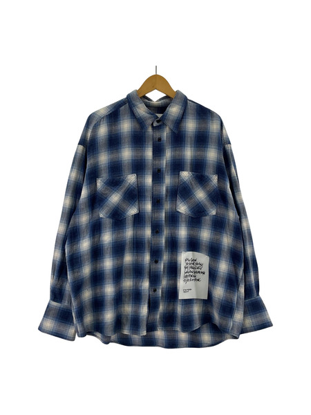 MIYAGIHIDETAKA Flannel shirt (F)