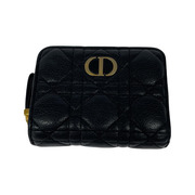 Dior Caro Scarlet レザー ミニウォレット BLK