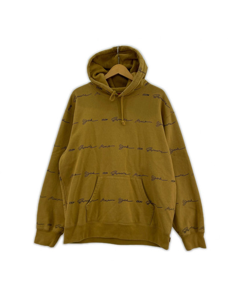 Supreme パーカー 22AW/Script Stripe Hooded Sweatshirt/M/CML