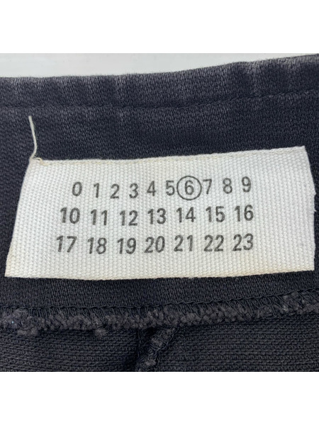 MAISON MARGIELA ⑥ ココノエ期 オーバースリット ブラックデニムスカート 40 黒