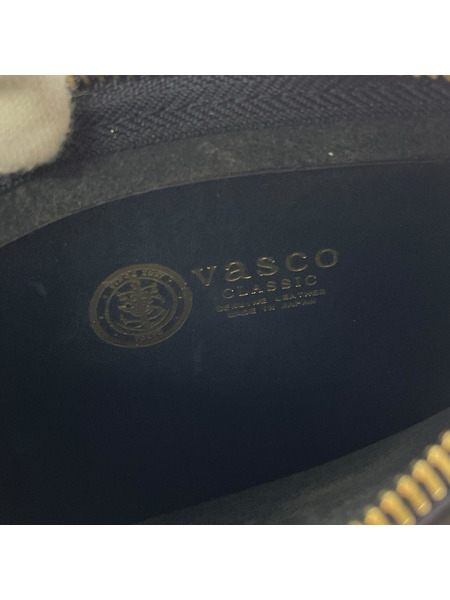 vasco 長財布 レザー ロング ジップウォレット 黒