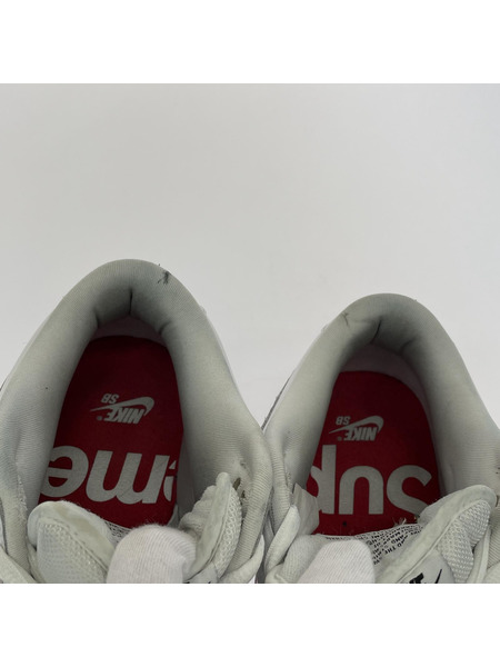 NIKE×supreme SB DUNK LOW OG QS RED/WHITE/BLACK CK3480-600