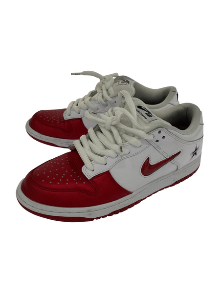 NIKE×supreme SB DUNK LOW OG QS RED/WHITE/BLACK CK3480-600