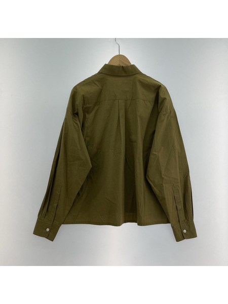 bukht BW-81201 LS ビッグシャツ オリーブ S[値下]