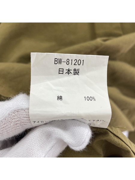 bukht BW-81201 LS ビッグシャツ オリーブ S[値下]