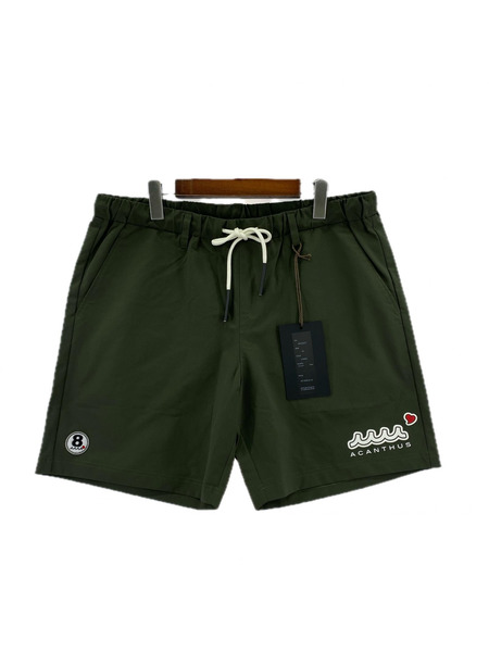 ACANTHUS ショートパンツ × muta MARINE Sweet Logo Shorts カーキ XL